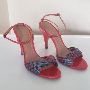 Multi colored women's heels